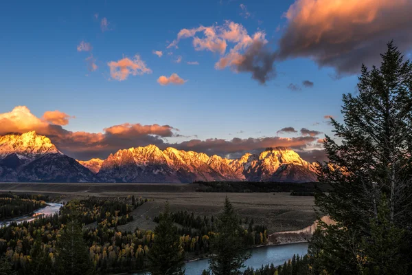 Snake river over het hoofd — Stockfoto