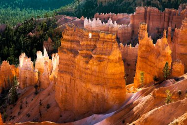 Scenic view of Bryce Canyon Southern Utah USA clipart