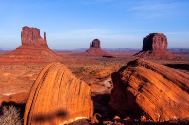 monument valley utah ABD doğal görünümü