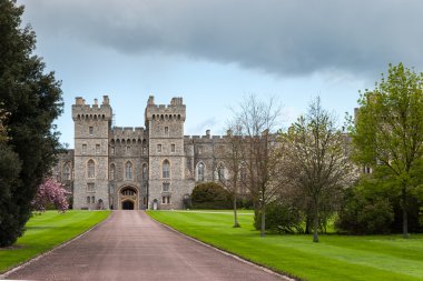 windsor castle'nın doğal görünümünü