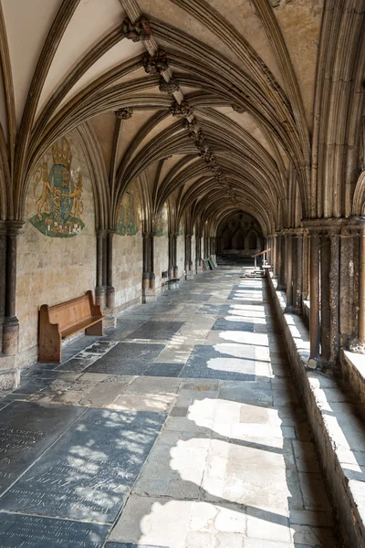 Cloisters at Norwich Cathedral — Stock Photo, Image