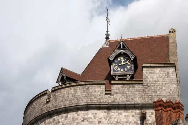 Detaljerad vy av en del av windsor castle skyline — Stockfoto