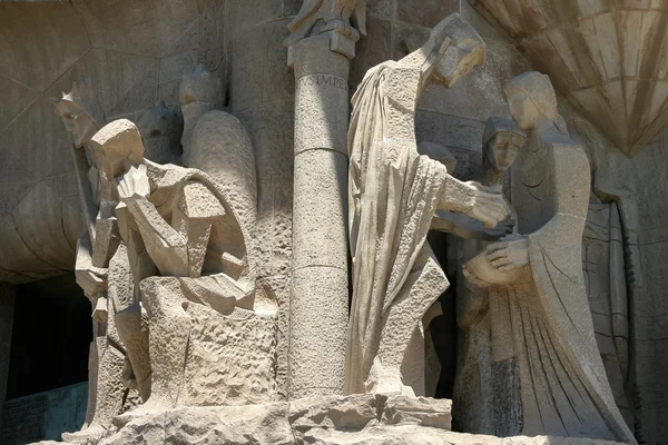 Szczegóły Gaudiego la sagrada familia — Zdjęcie stockowe