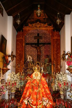 gran canaria Kanarya Adaları'nda kilise iç detay