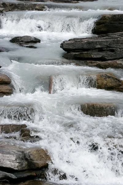 ジャスパー国立公園内にアサバスカ川の急流 — ストック写真