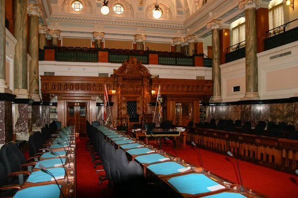 议会会议厅不列颠哥伦比亚省 — 图库照片