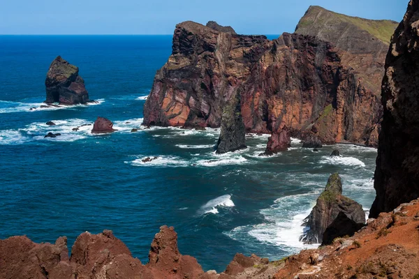 Falésias em São Lourenço Madeira — Fotografia de Stock