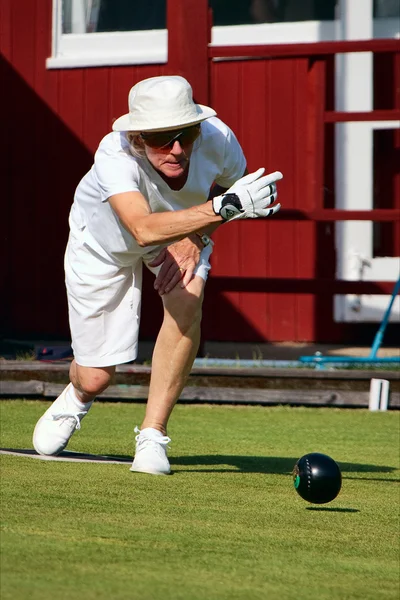 Lawn bowls match — Stock Photo, Image