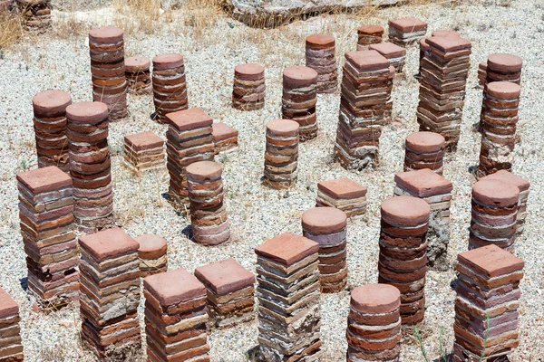 Blijft op de oude stad van kourian — Stockfoto