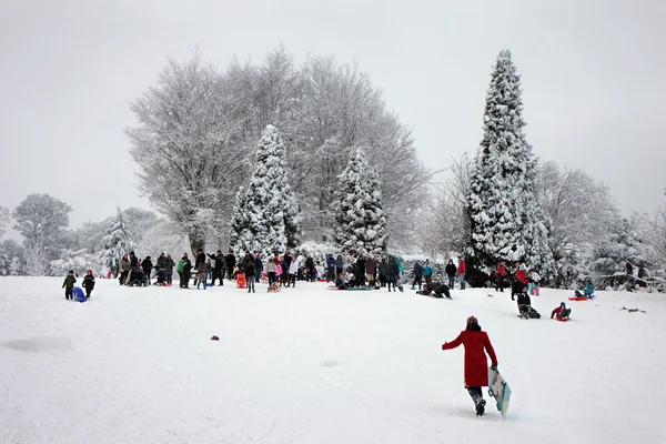 Escena de invierno East Grinstead — Foto de Stock