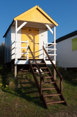 eski bir hunstanton içinde plaj kulübe