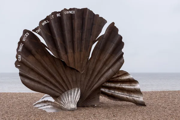THe Scallop sculpture — Stock Photo, Image