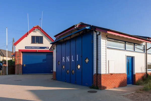 Hunstanton reddingsboot station — Stockfoto