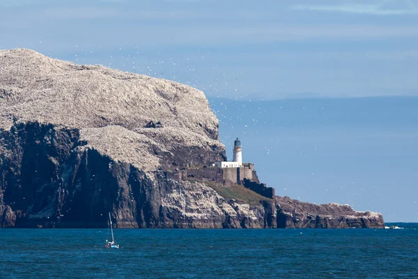 Weergave van bass rock — Stockfoto