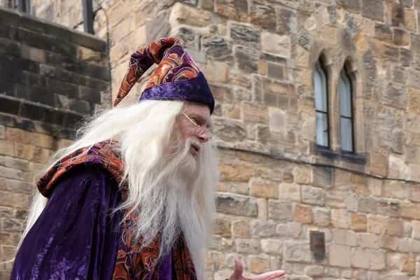 Dumbledore divertissant la foule — Photo