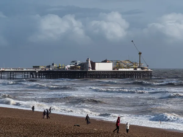 Brighton después de la tormenta — Foto de Stock