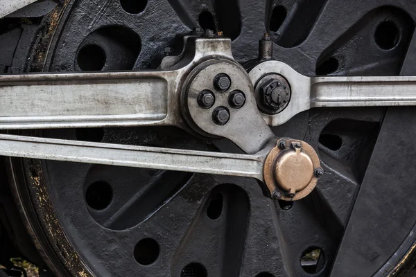 Close-up deel van wiel sir archibald sinclair locomotief — Stockfoto