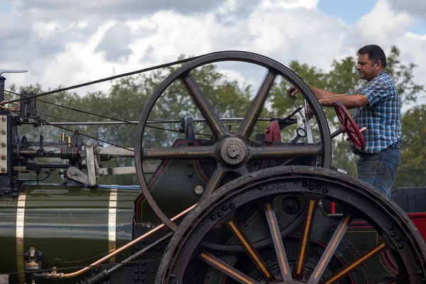 Traction engine at Rudwick Steam Fair — Stock Photo, Image