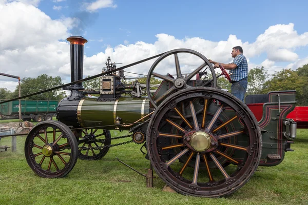 Traction engine at Rudwick Steam Fair — Stock Photo, Image