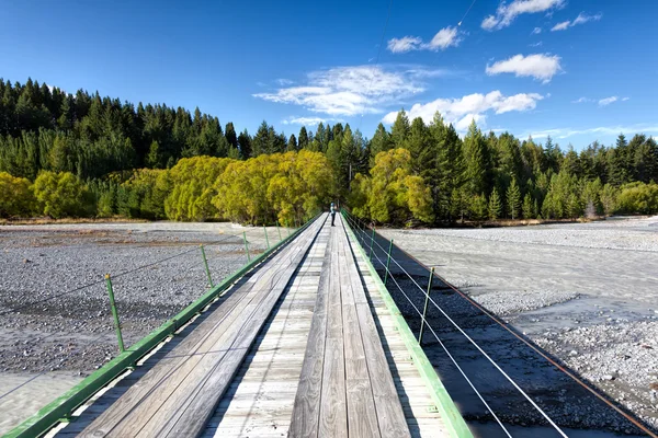 Dřevěný most na gibson stanice — Stock fotografie