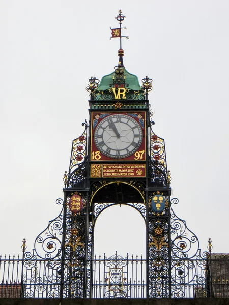 Chester City Clock — Stock Photo, Image