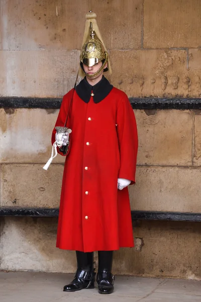 Lifeguard of the Queens Household Cavalry — Stock Photo, Image