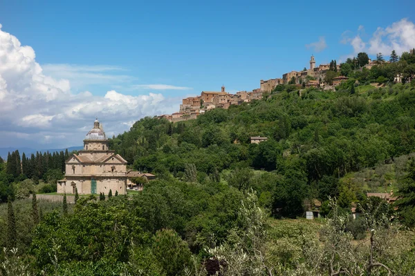 San Biagio church Tuscany — Stock Photo, Image