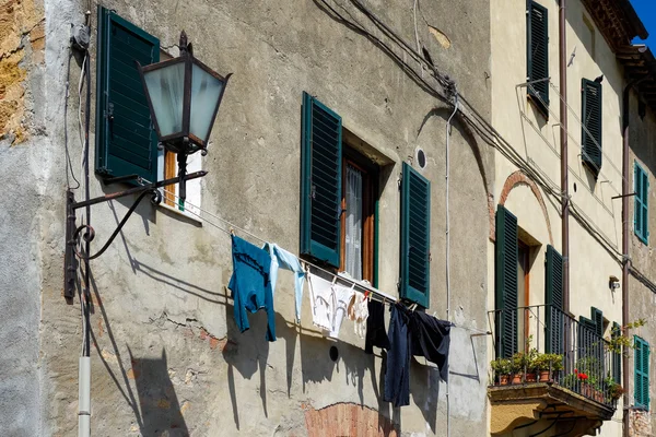 Edifici in città Pienza — Foto Stock