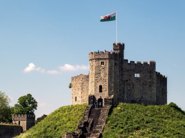 Cardiff Castle keep clipart