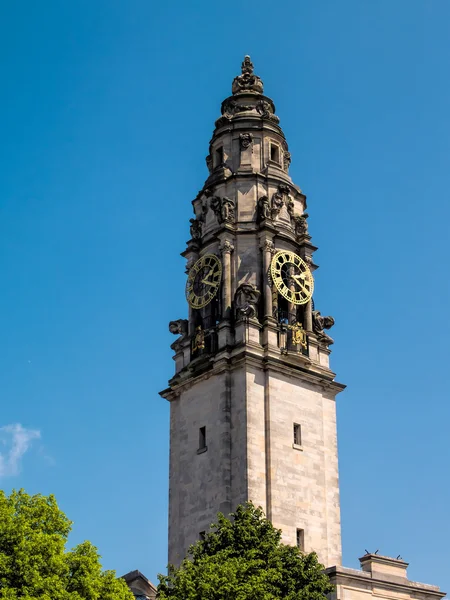 Cardiff City Hall — Stockfoto