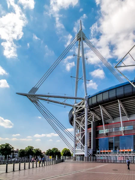 El Estadio del Milenio en Cardiff Arms Park — Foto de Stock