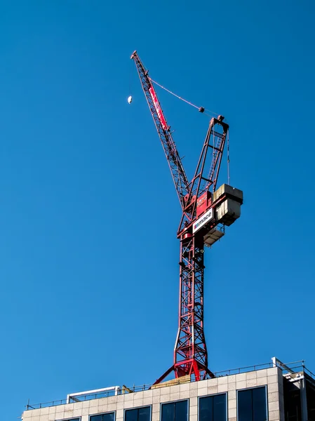 Red crane City di Londra — Foto Stock