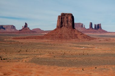 monument valley utah ABD doğal görünümü