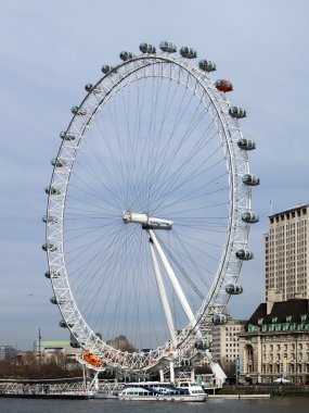 Londra İngiltere Mart 2014 - london Eye view