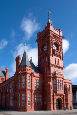 Cardiff uk Mart 2014 - cardiff ba bina pierhead görüntüleme