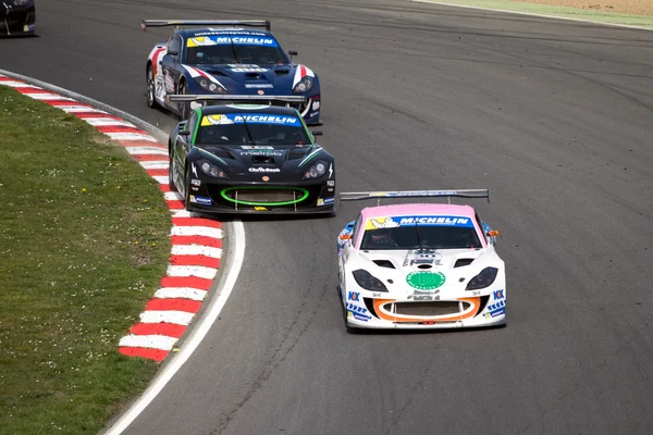 Michelin ginetta gt4 Superpuchar wyścigu marca 2014 — Zdjęcie stockowe