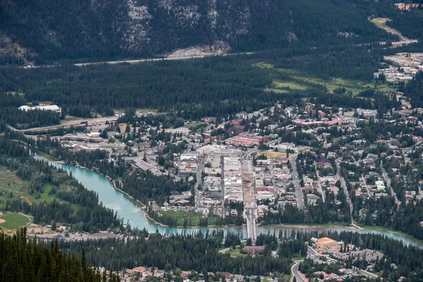 Banff centrum in canada — Stockfoto