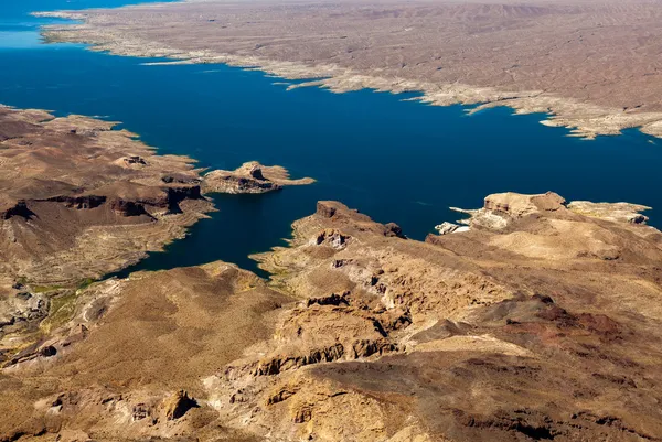 Luftaufnahme des Lake Mead — Stockfoto