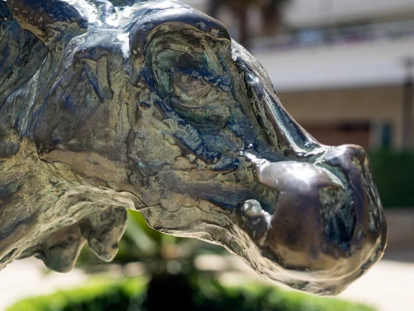 Salvador dali skulptur i marbella — Stockfoto