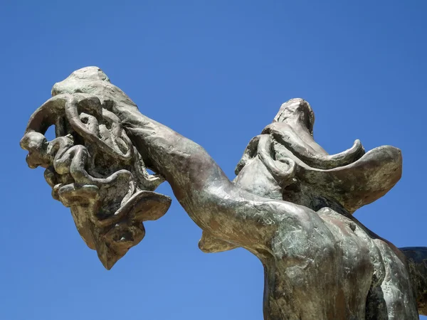 Salvador dali skulptur i marbella — Stockfoto