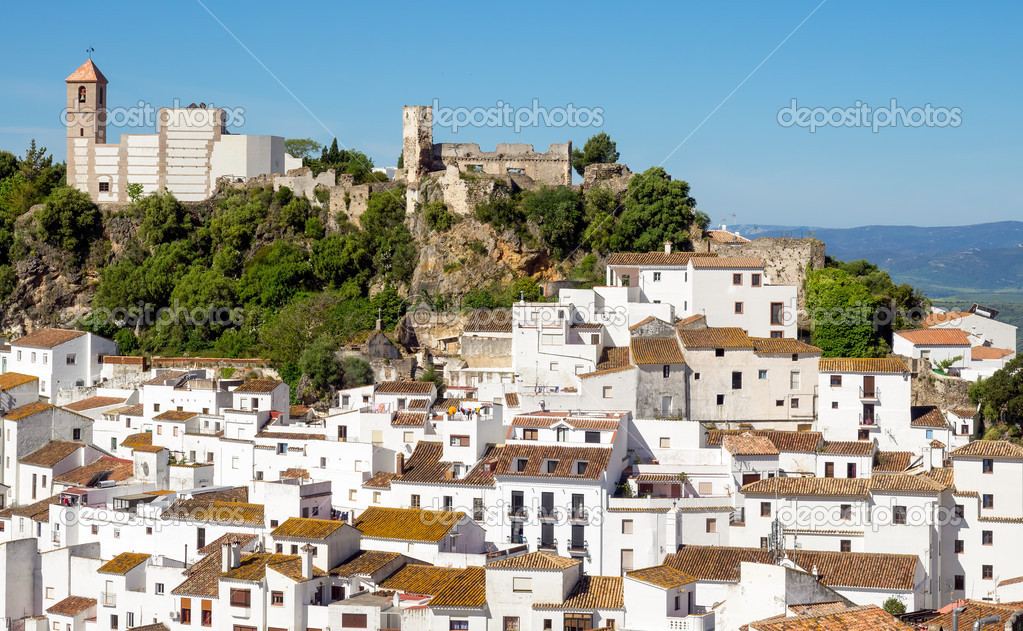 View of Casares in Spain