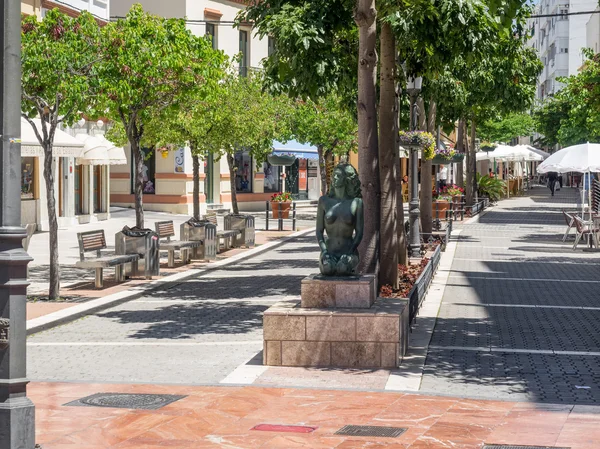 Street scene in Estepona Spain — Stock Photo, Image