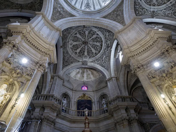 Ceiling of Iglesia del Sagrario (1705-1722) by architects Franci — Stock Photo, Image