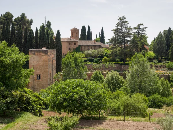 View from the Alhambra Palace gardens — Stock Photo, Image