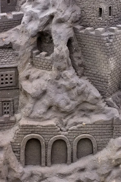 Rzeźba piasek w Benalmádena — Zdjęcie stockowe