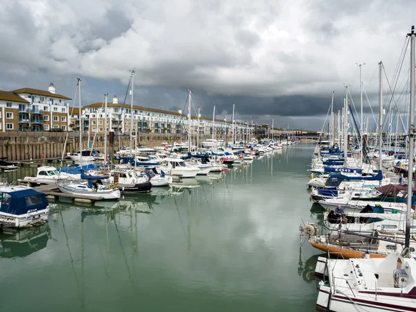 Vista de Brighton Marina — Fotografia de Stock