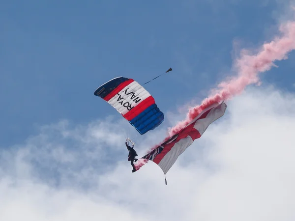Koninklijke Marine parachute team — Stockfoto