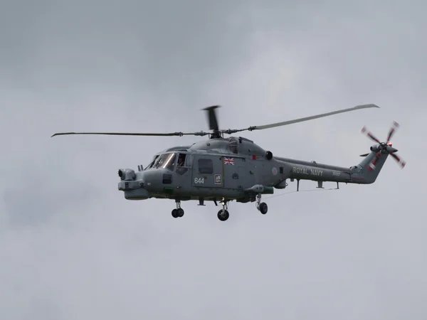 Royal Navy Black Cat Lynx — Stock Photo, Image