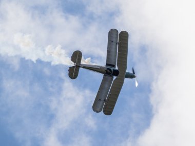 1954 casa 1-131e jungmann g-bsaj biggin hill airfiel üzerinde uçan