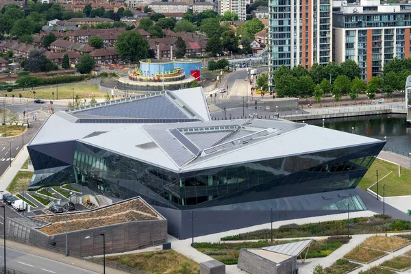 Siemens stedelijke duurzaamheid centrum in docklands london — Stockfoto